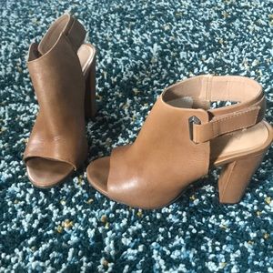 Aldo 6.5 open toe booties